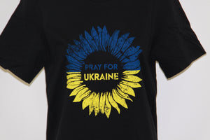 Pray for Ukraine Softstyle T-Shirt- Black