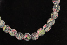 Load image into Gallery viewer, Green &amp; Black Paisley Necklace