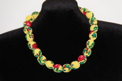 Yellow Hustka Necklace