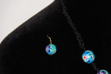 Load image into Gallery viewer, Hand Painted Necklace and Earring Set