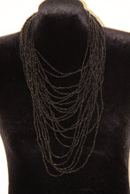 Load image into Gallery viewer, Black Beaded Necklace
