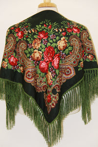 Traditional Silky Hustka Emerald