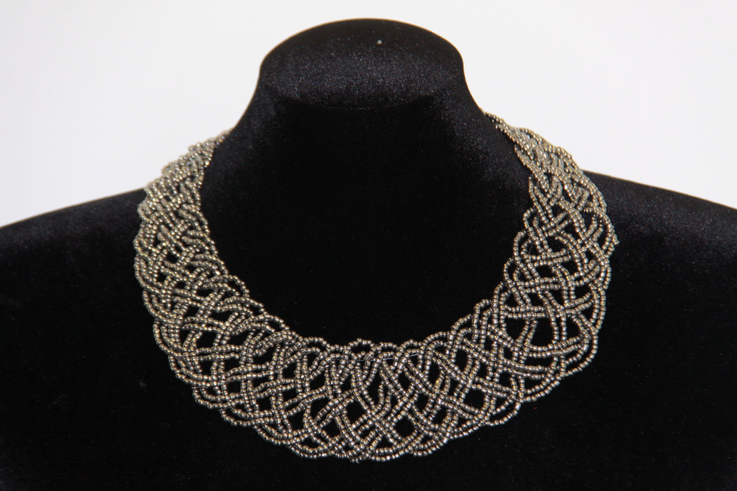 Silver Weaved Necklace