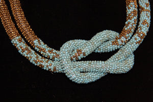 Blue Knot Necklace