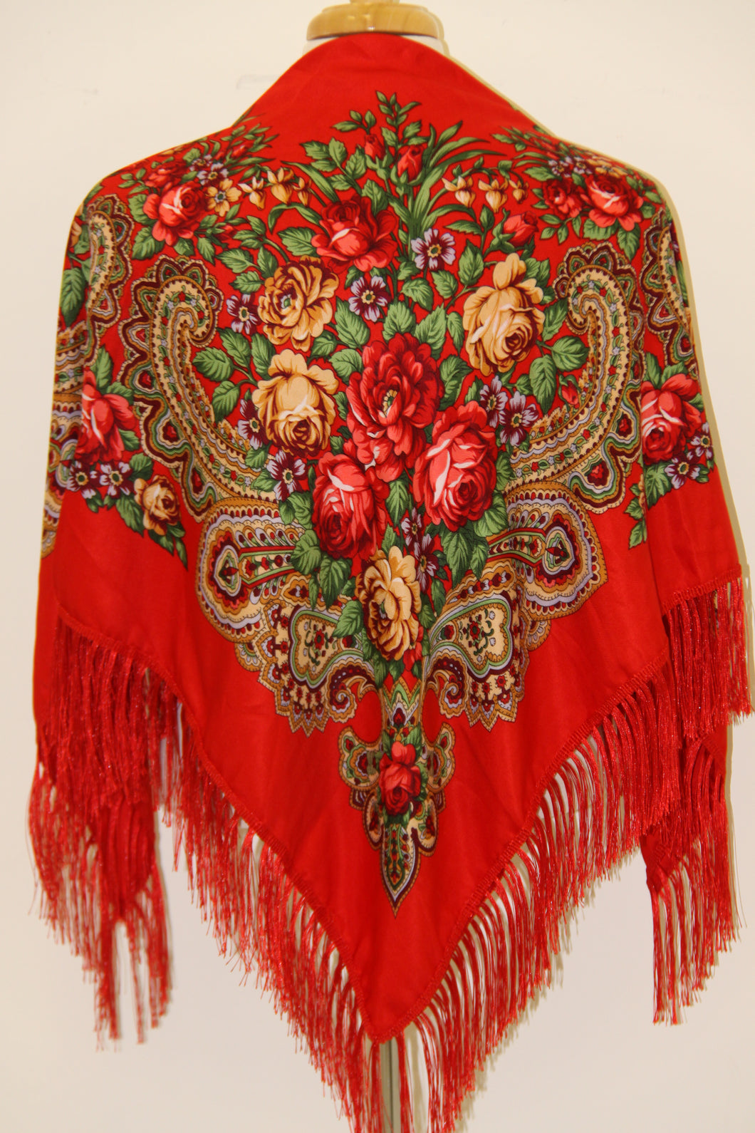 Traditional Silky Hustka Red