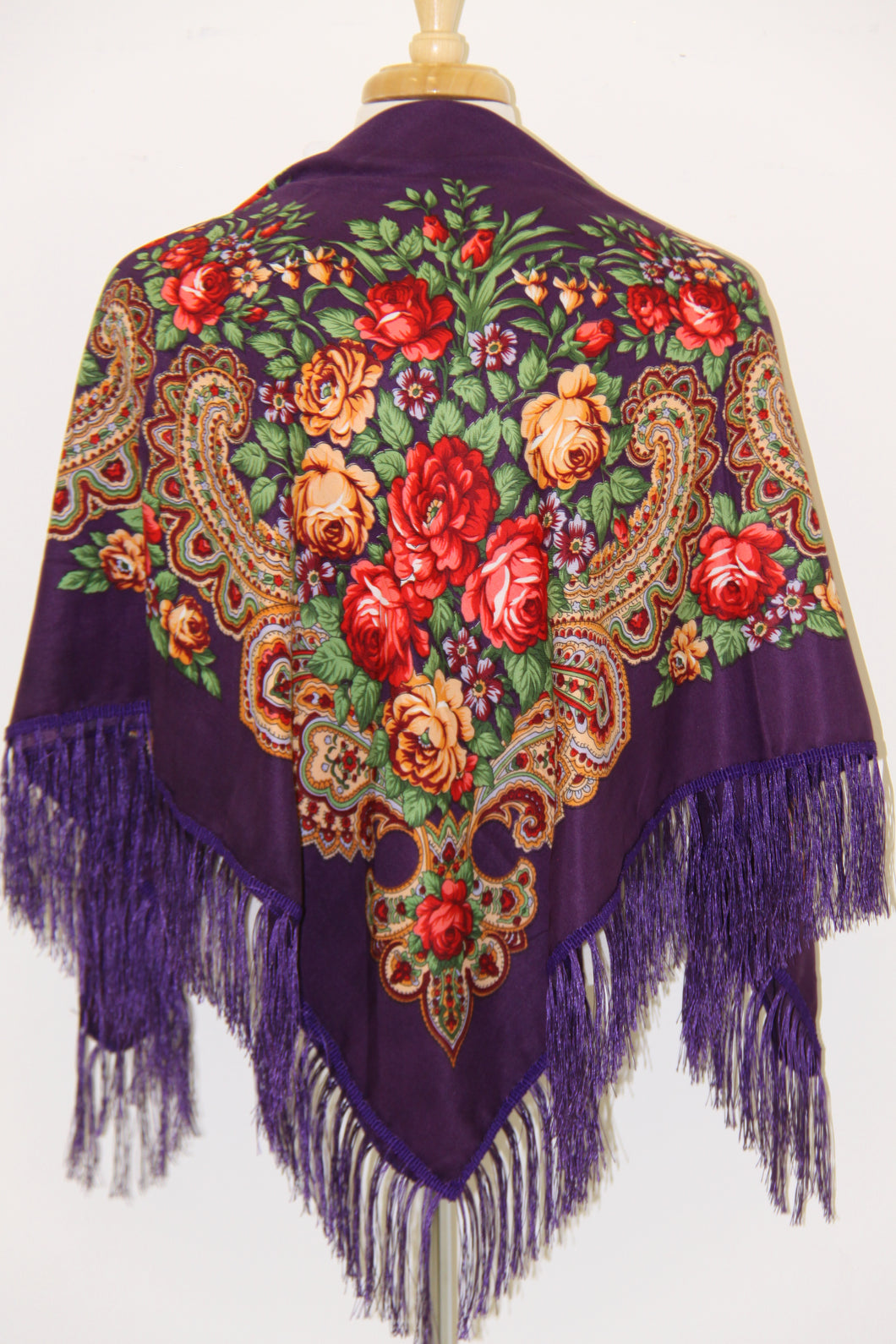 Traditional Silky Hustka Purple