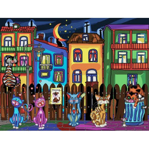 Cats Night Out- 1000 PC