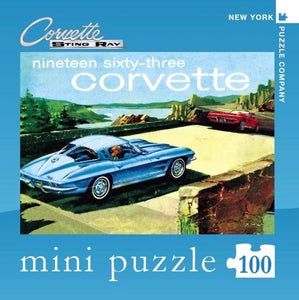 1963 Corvette- 100 pc mini puzzle