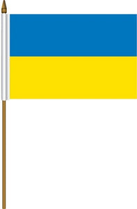 4"x6" Ukraine Flag
