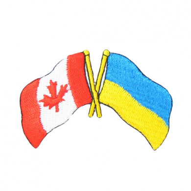 Canada Ukraine Embroidered Patch