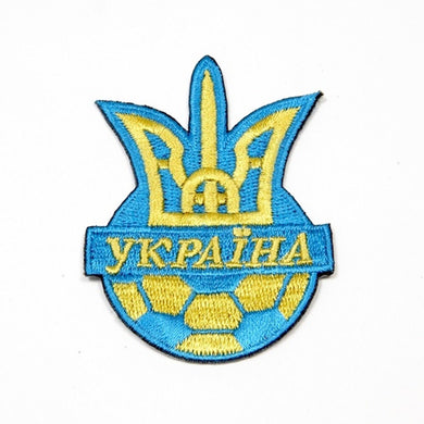 Ukraine Soccer Embroidered Patch