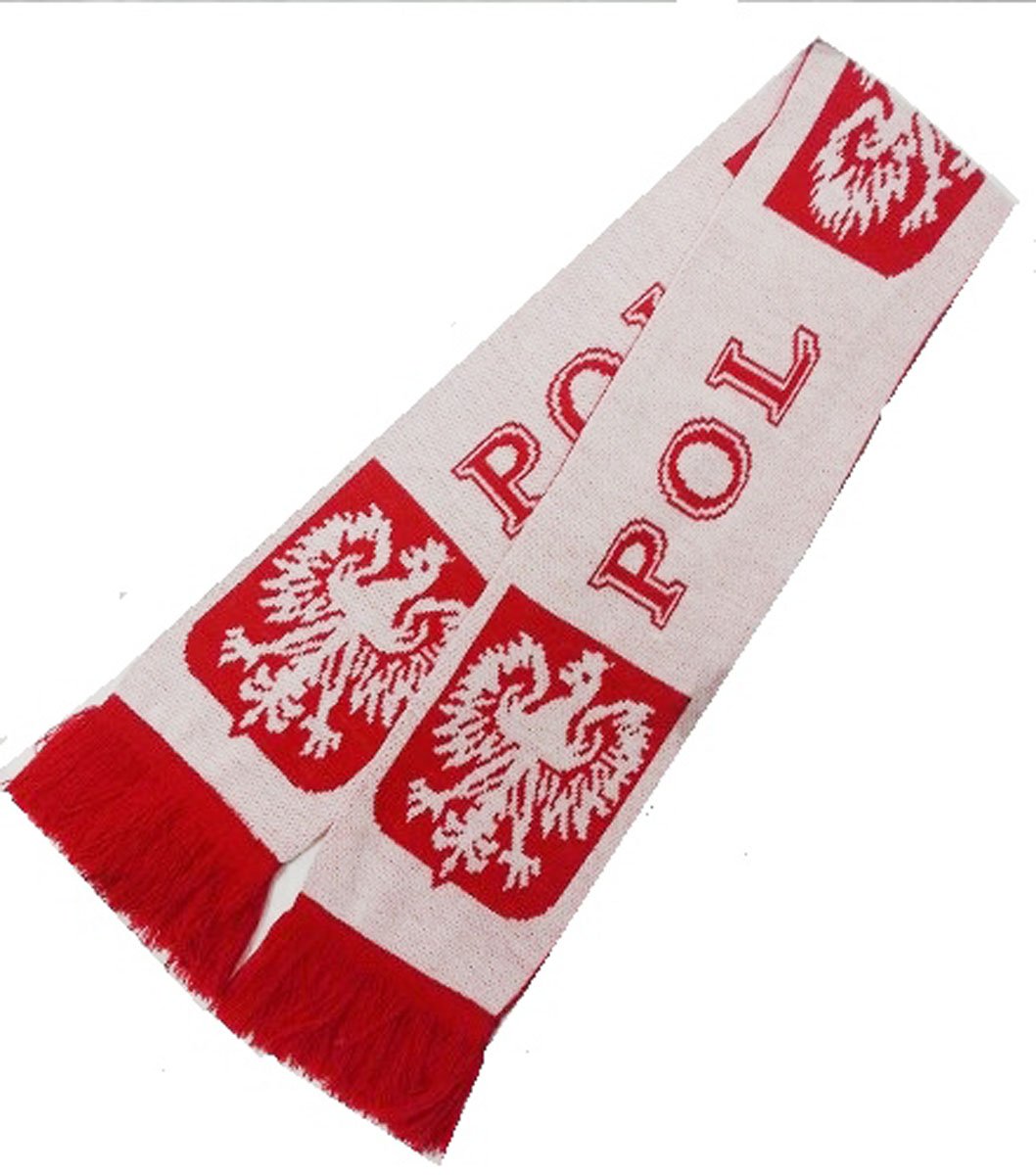 Poland knitted scarf