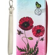 Large Red Poppy Wallet