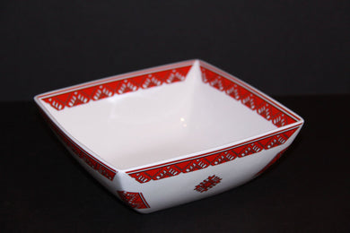 small square serving bowl