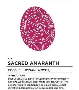 #17 Sacred Amaranth Eggshell Pysanka Dye