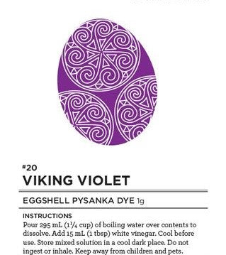 #20 Viking Violet Eggshell Dye