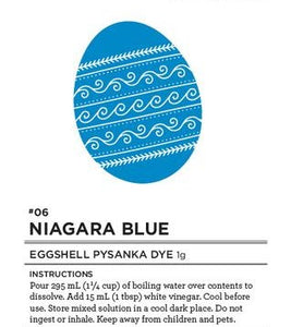 #06 Niagara Blue Eggshell Pysanka Dye