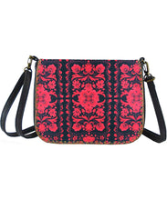 Load image into Gallery viewer, Ukrainian flower embroidery pattern cross body bag
