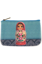 Load image into Gallery viewer, Ukrainian Nesting Doll Print Pouch