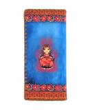 Nesting doll print large flat wallet