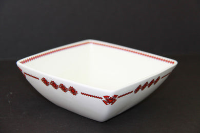 modern square dessert bowl