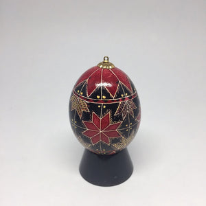 Egg Stand - black sphere for pysanky