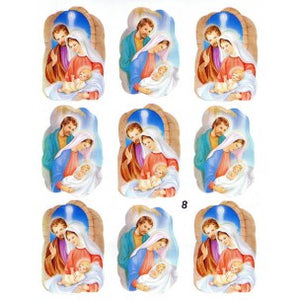Holy Family 9 Stickers