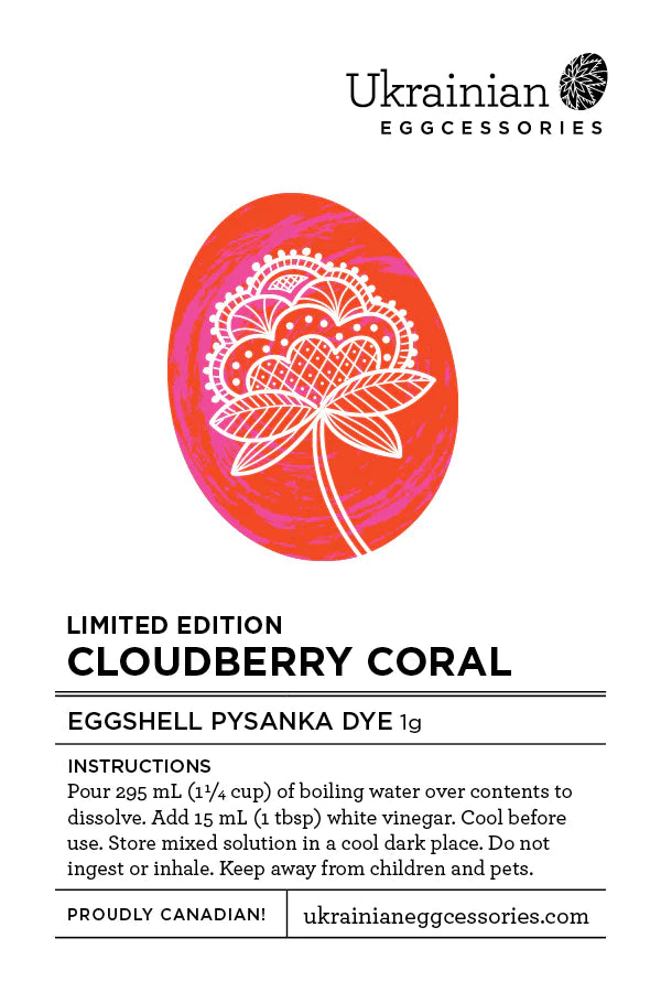 LE Cloudberry Coral Eggshell Pysanka Dye