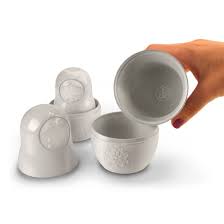 White Matryoshka Measuring Cups
