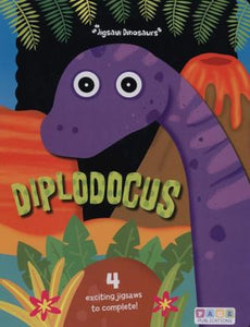 Diplodocus Puzzle Book- 20 pc x 4