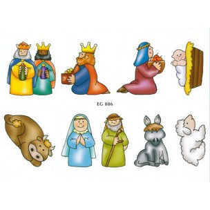 Nativity 9 Stickers