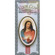 Sacred Heart of Jesus Visor Clip