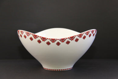medium triangular wave bowl