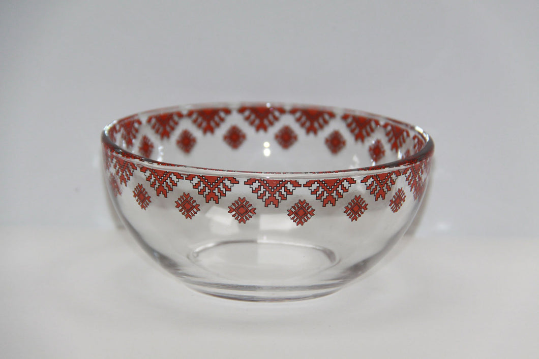 glass cereal bowl